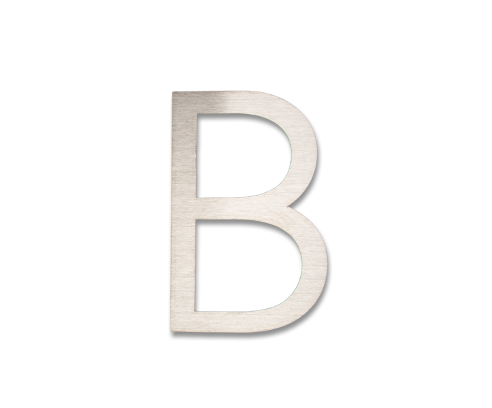RVS Huisnummer Sticker B main product photo