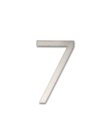 RVS Huisnummer Sticker 7