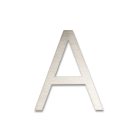 RVS Huisnummer Sticker A